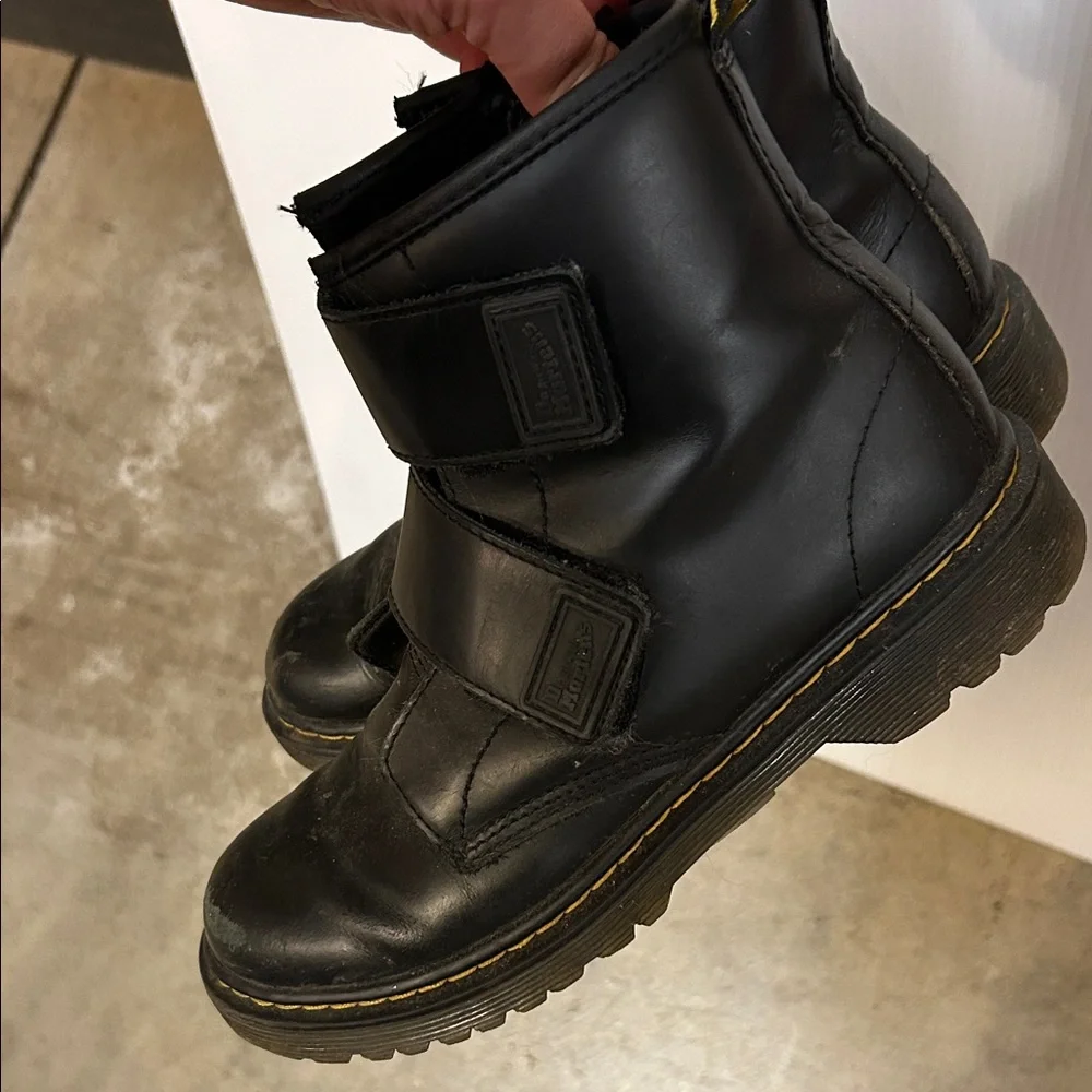 Dr. Martens Black Leather Boots - Picture 3 of 5